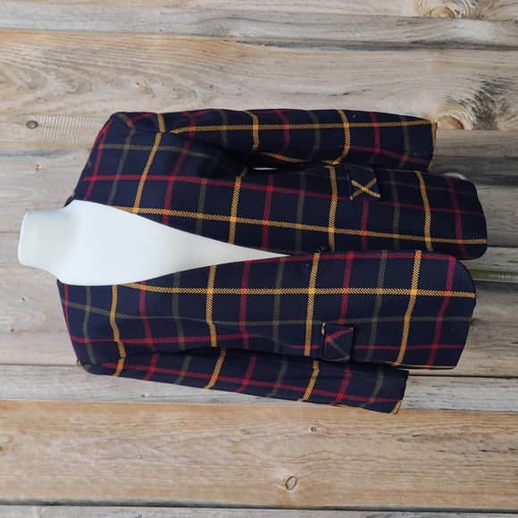 Vintage Oversized Boxy Plaid Blazer - Picture 2 of 11